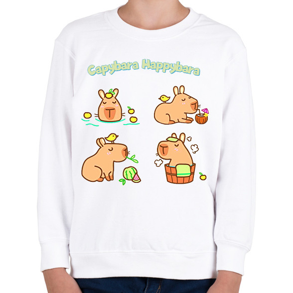 Capybara Happybara-Gyerek pulóver