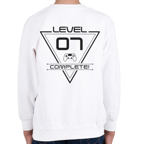 level-complete-07-grey-Gyerek pulóver