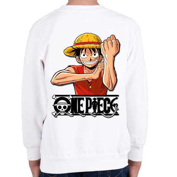 One Piece - Monkey D. Luffy-Gyerek pulóver