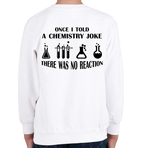 Chemistry joke (black)-Gyerek pulóver