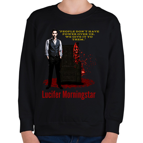 lucifer morningstar-quote1-Gyerek pulóver