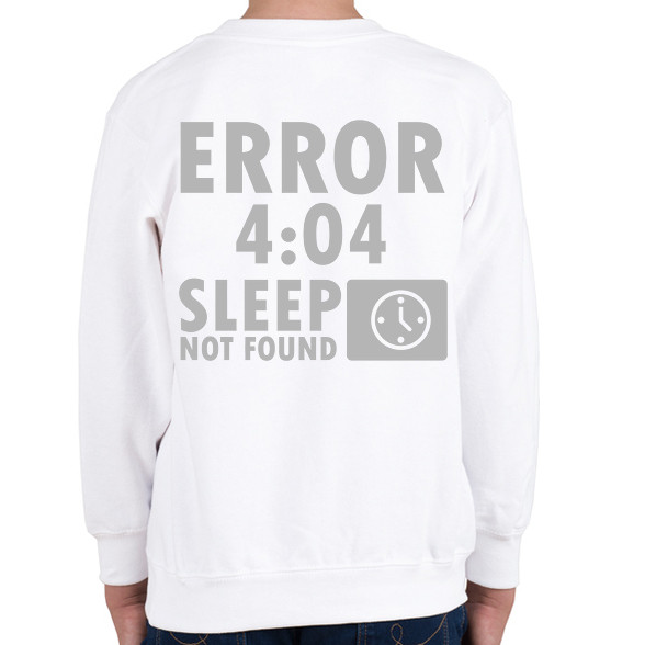 404 - Sleep not Found-Gyerek pulóver