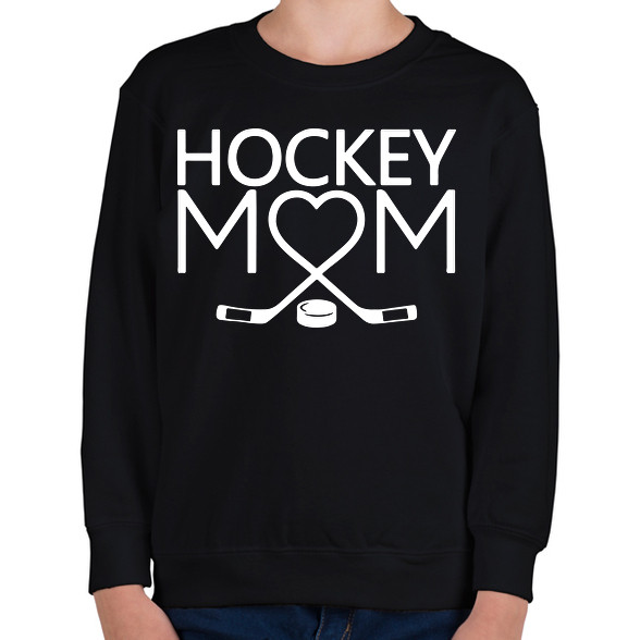 Hockey Mom-Gyerek pulóver