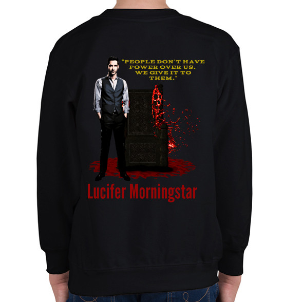 lucifer morningstar-quote1-Gyerek pulóver