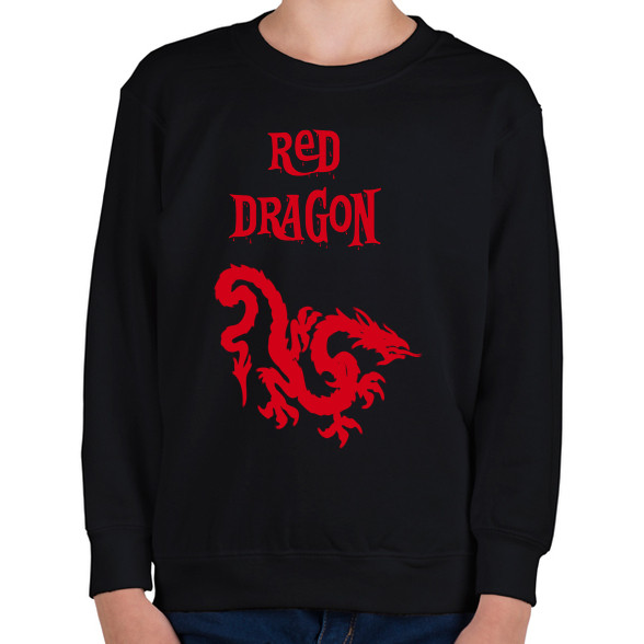 red dragon2-Gyerek pulóver