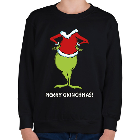 Merry Grinchmas!-Gyerek pulóver