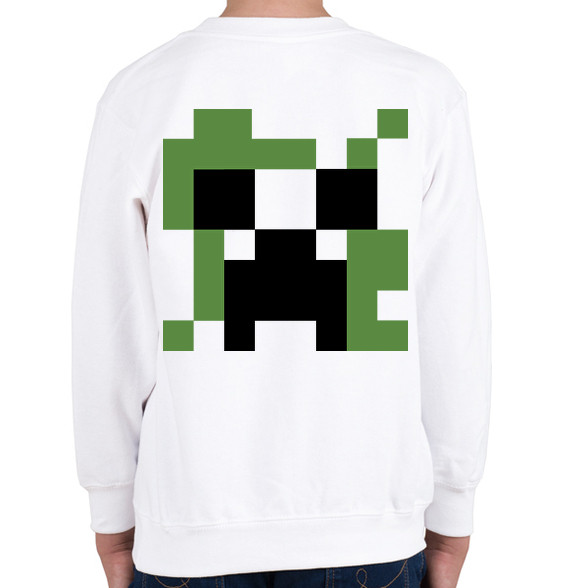 Creeper Minecraft-Gyerek pulóver