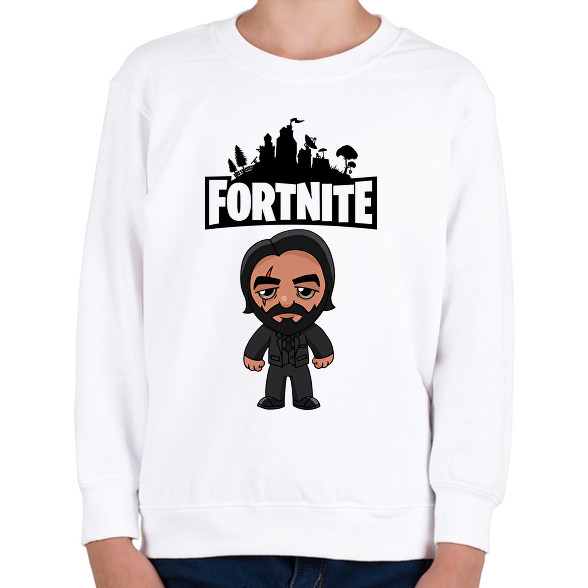 Fortnite John Wick-Gyerek pulóver