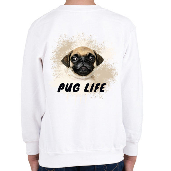 pug life-Gyerek pulóver