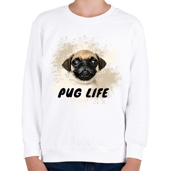 pug life-Gyerek pulóver