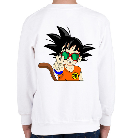 Goku szemüvegben -Gyerek pulóver