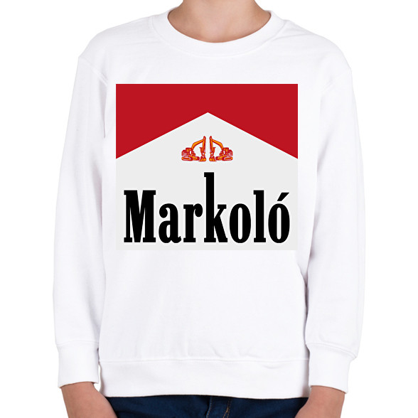 Markoló - Marlboro meme-Gyerek pulóver