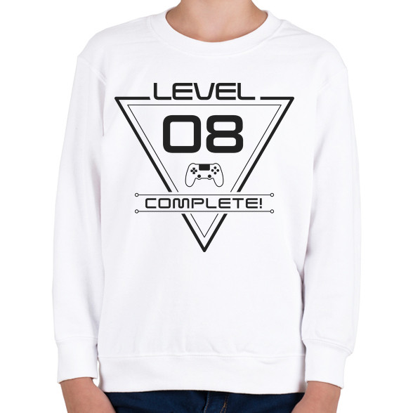 level-complete-08-grey-Gyerek pulóver
