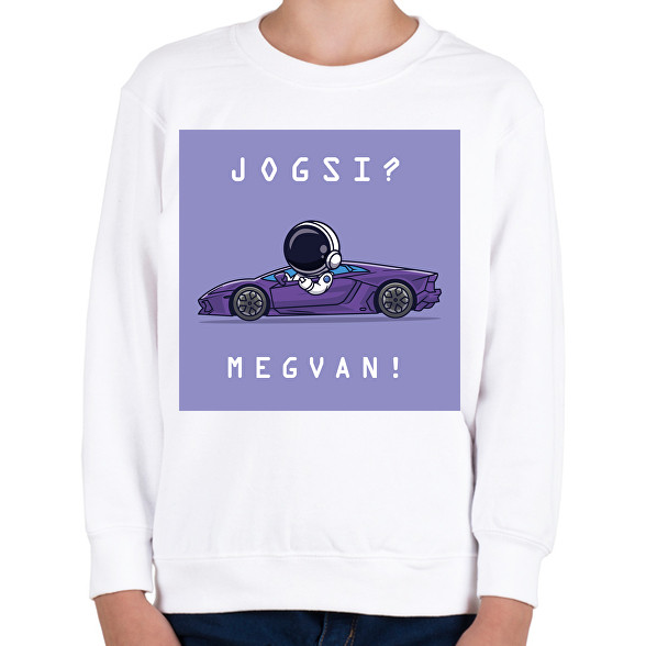 Jogsi? Megvan!-Gyerek pulóver