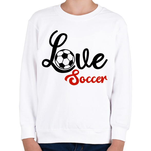 Love Soccer-Gyerek pulóver