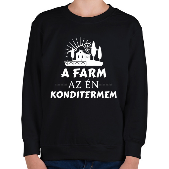 A farm az én konditermem-Gyerek pulóver