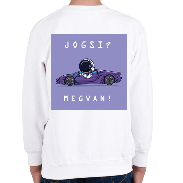 Jogsi? Megvan!-Gyerek pulóver