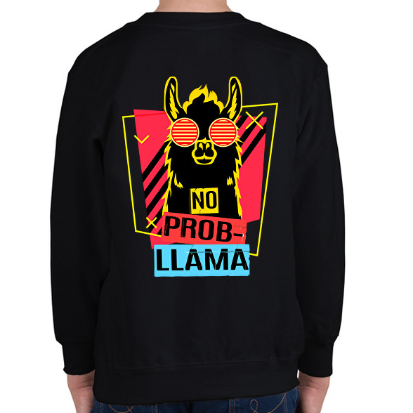 No prob-llama-Gyerek pulóver