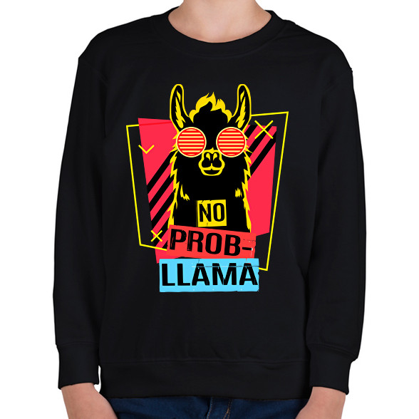 No prob-llama-Gyerek pulóver