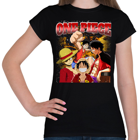 One Piece vintage-Női póló