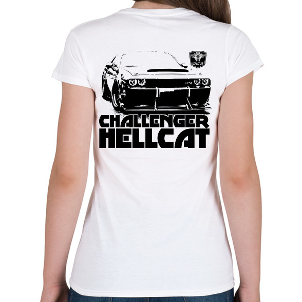 Challenger Hellcat Front-Női póló