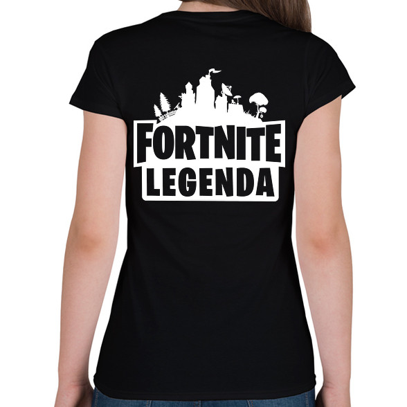 Fortnite Legenda - Fehér-Női póló