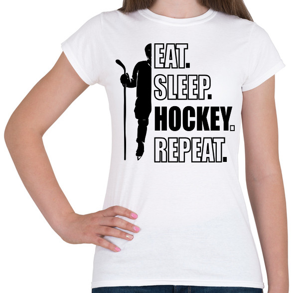 Hockey, repeat-Női póló