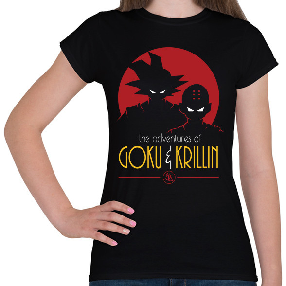 Goku és Krillin-Női póló