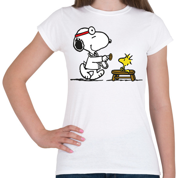 Snoopy és Woodstock-Női póló