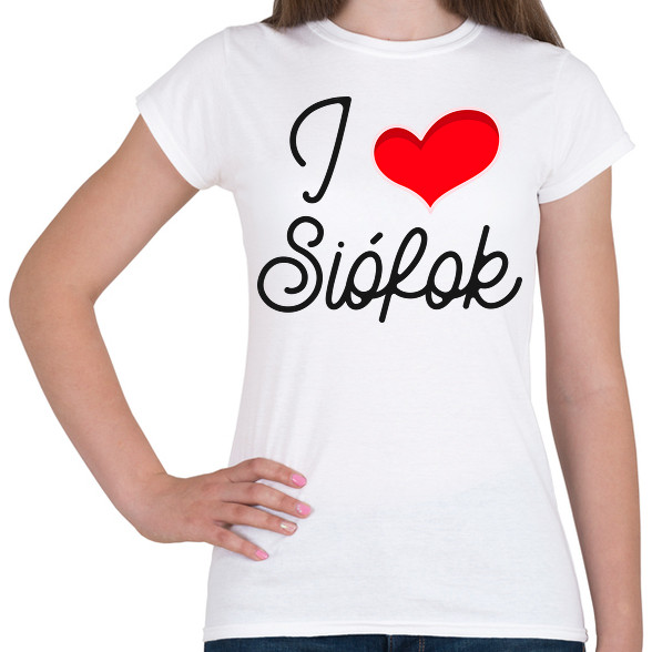 I love Siófok 2-Női póló