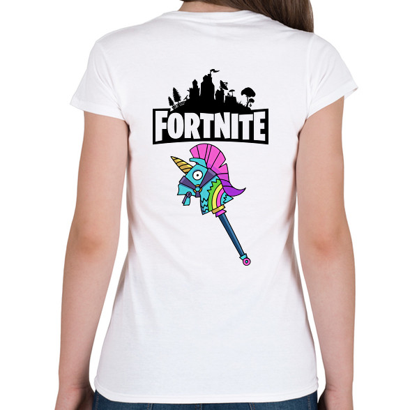 Fortnite Egyszarvú csákány-Női póló