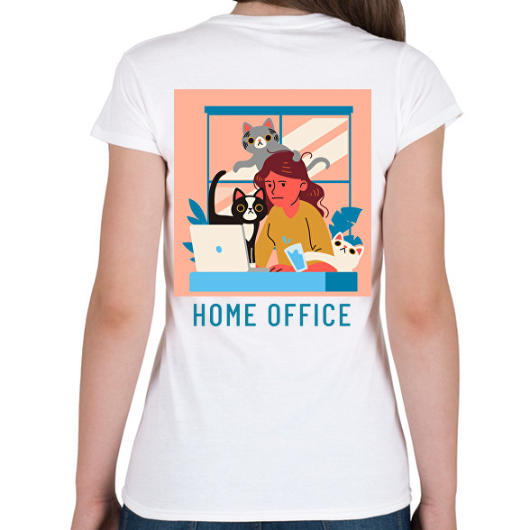 HOMEOFFICECAT-Női póló