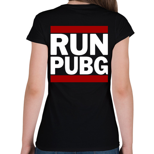 RUN PUBG-Női póló