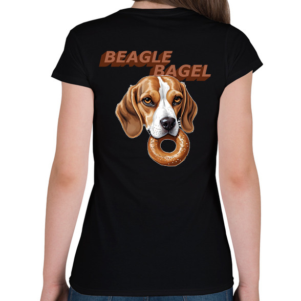 beagle bagel-Női póló