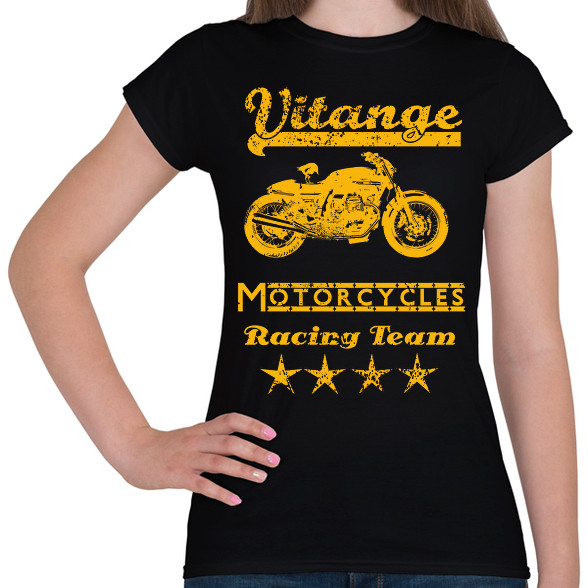 vitange motorcycle racing team-Női póló