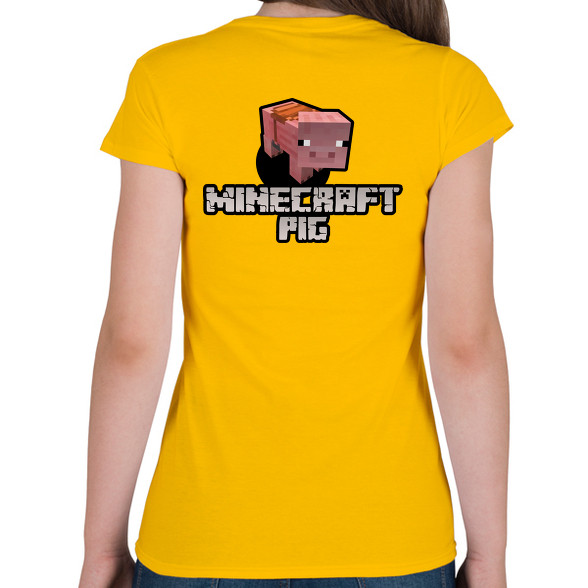 Minecraft pig-Női póló