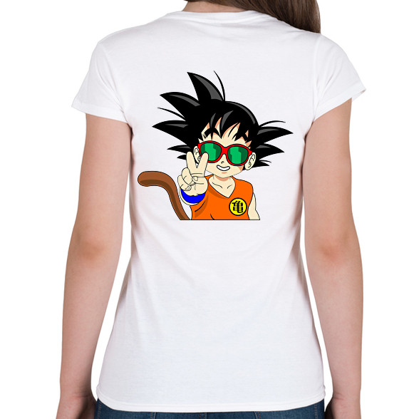 Goku szemüvegben -Női póló