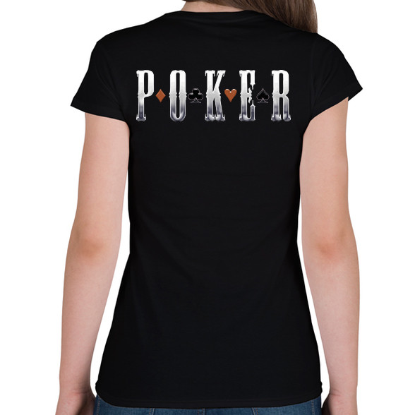 Poker-Női póló