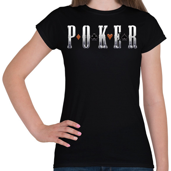 Poker-Női póló