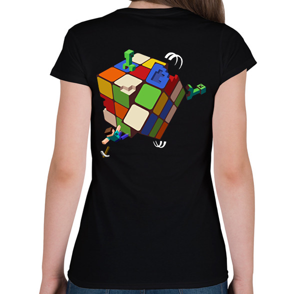 Rubik - Minecraft-Női póló