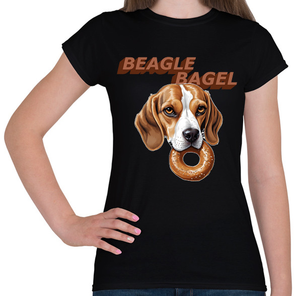 beagle bagel-Női póló