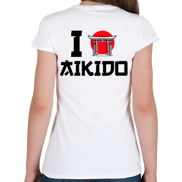 I love Aikido-Női póló