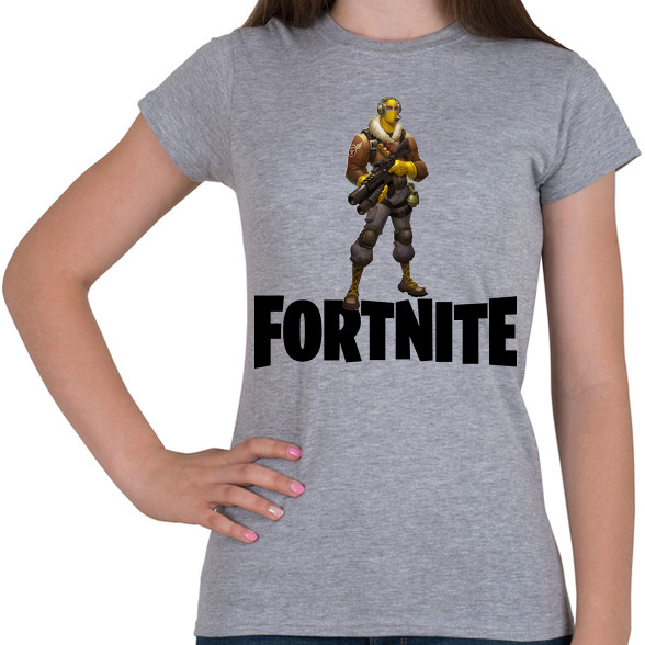 Fortnite #7 /Black/-Női póló