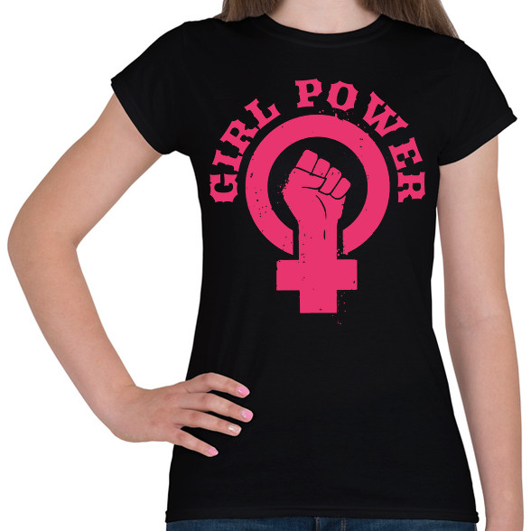 Girl power symbol-Női póló