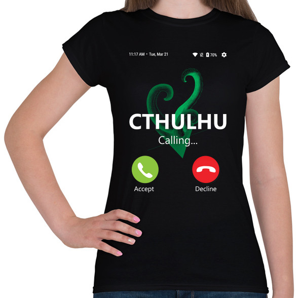 Cthulhu hívása-Női póló