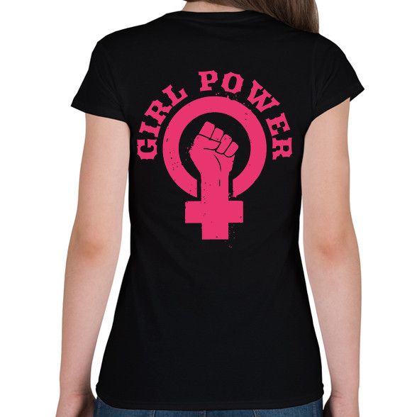 Girl power symbol-Női póló