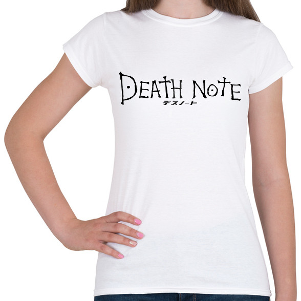 Death note (fekete)-Női póló