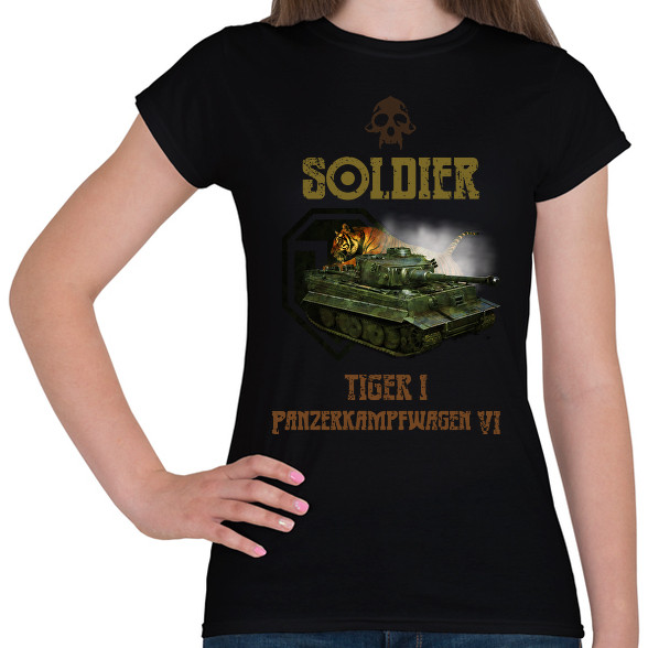 SOLDIER-TIGER1-Női póló