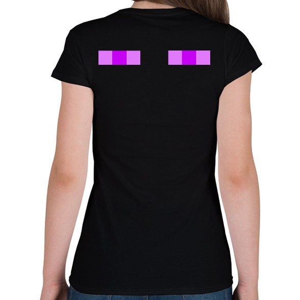 Minecraft enderman-Női póló