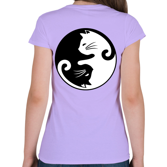 yin yang cicák-Női póló